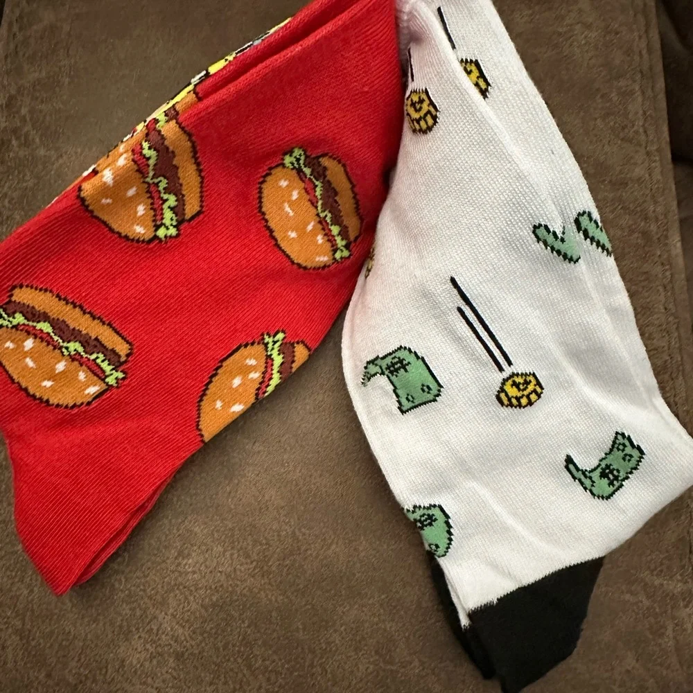 Set of 2 SpongeBob SquarePants Mr. Crabs socks